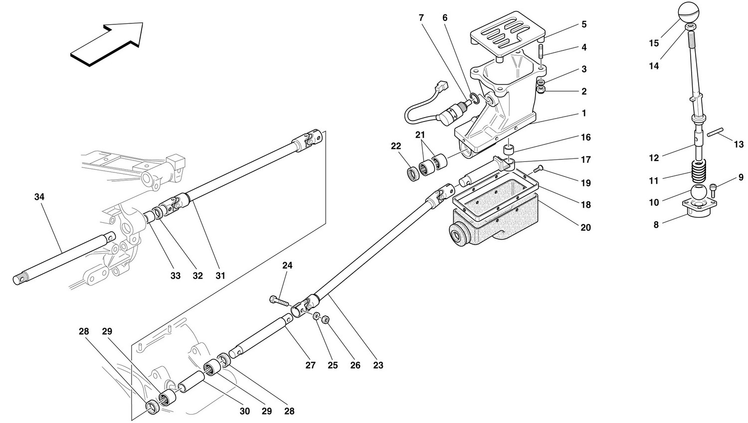 Schematic: Outer Gearbox Controls