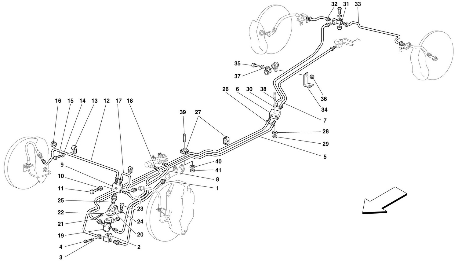 Schematic: Brake And Clutch System