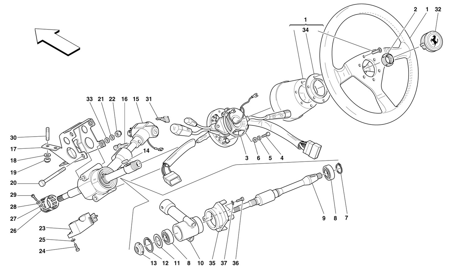 Schematic: Steering Column