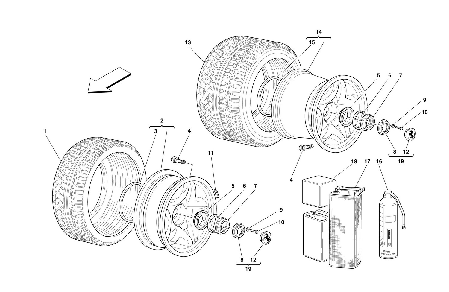 Schematic: Wheels