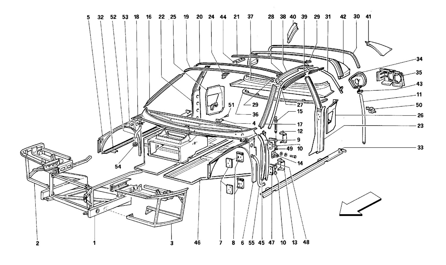 Schematic: Body - Internal Components