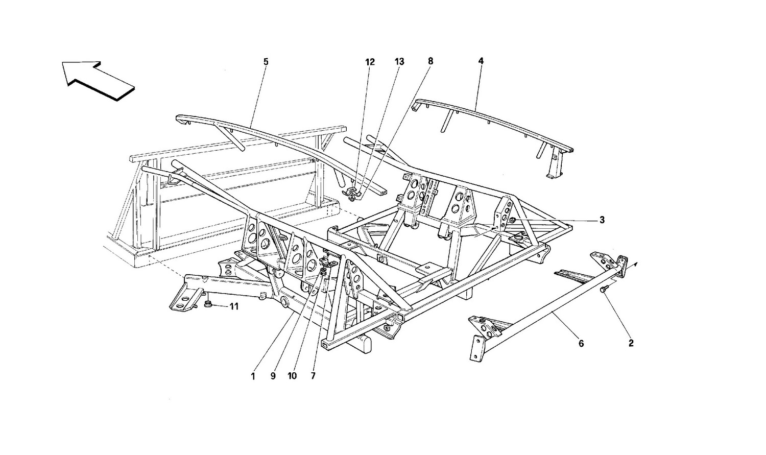 Schematic: Rear Frame