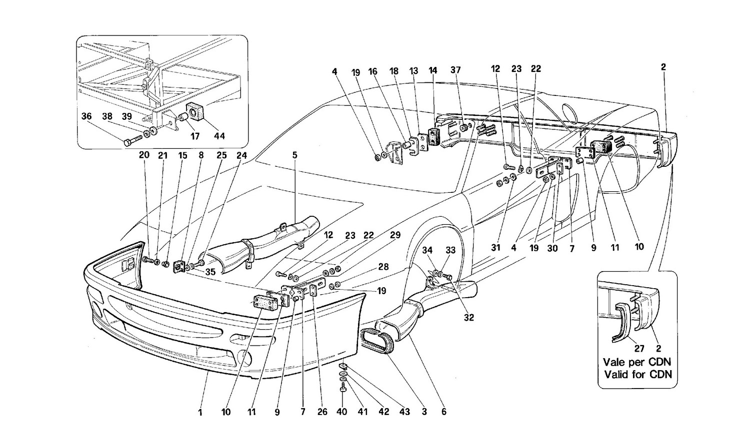 Schematic: Bumpers