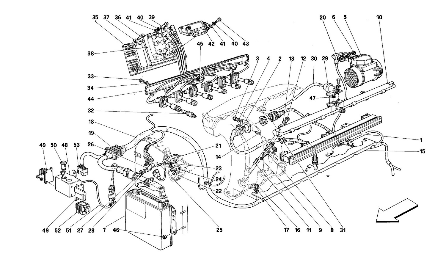 Schematic: Air Injection - Ignition