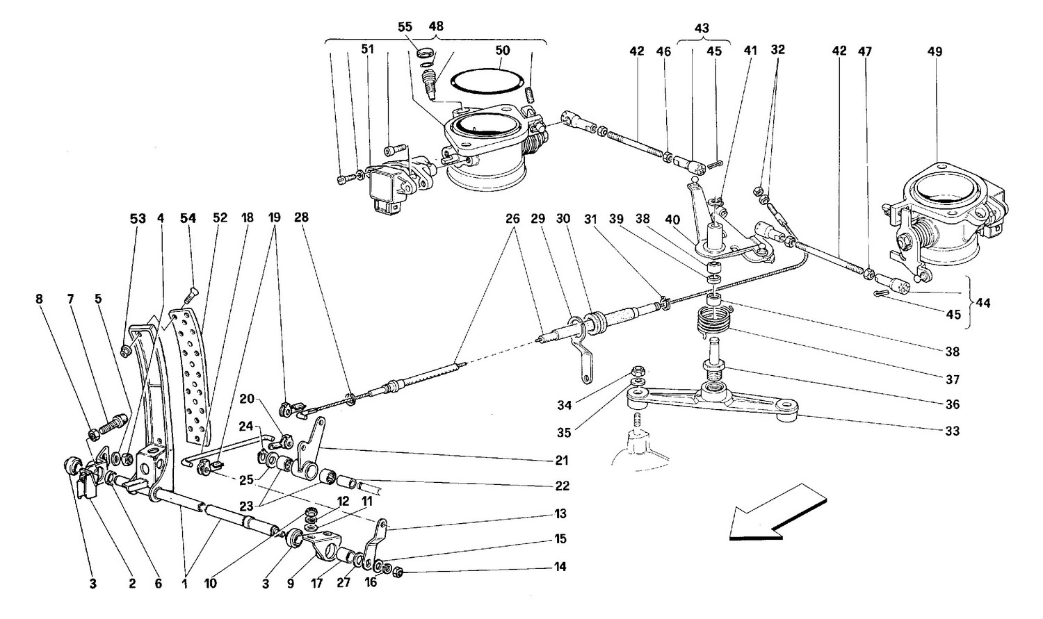 Schematic: Throttle Control -Rhd