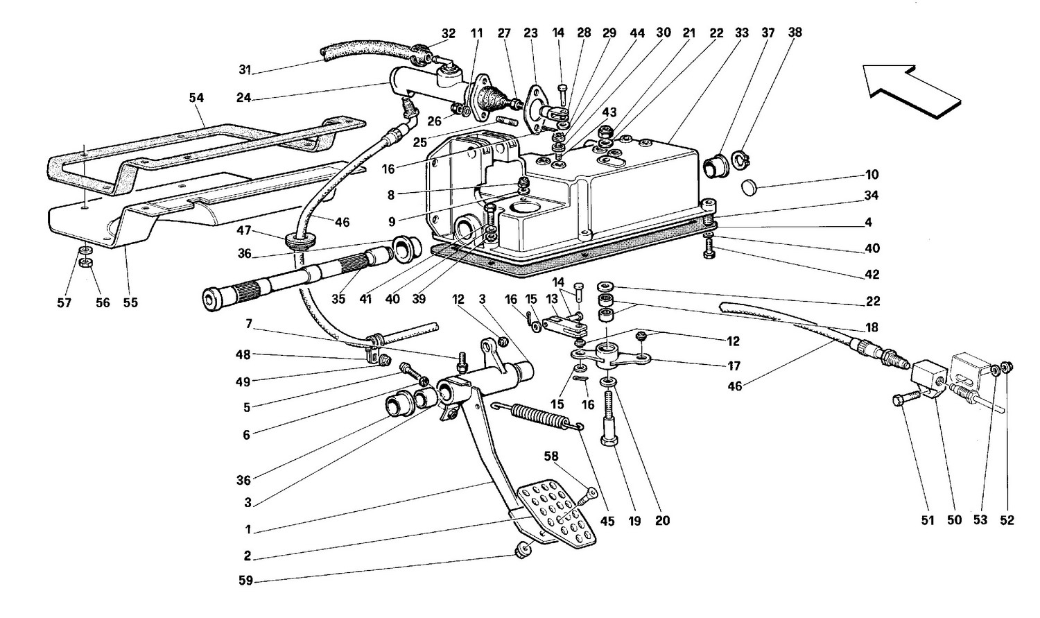 Schematic: Clutch Release Control - Lhd