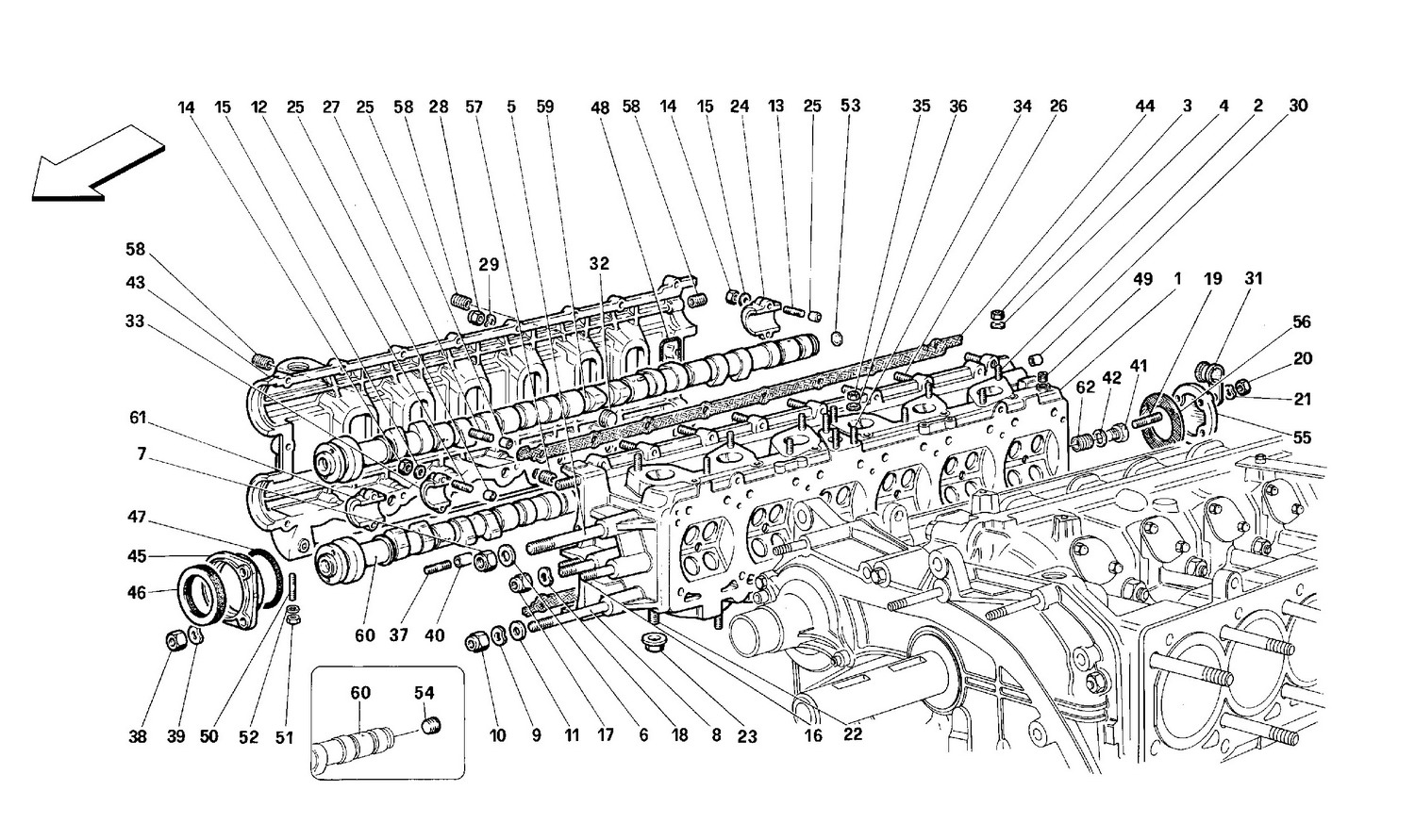 Schematic: Right Cylinder Head