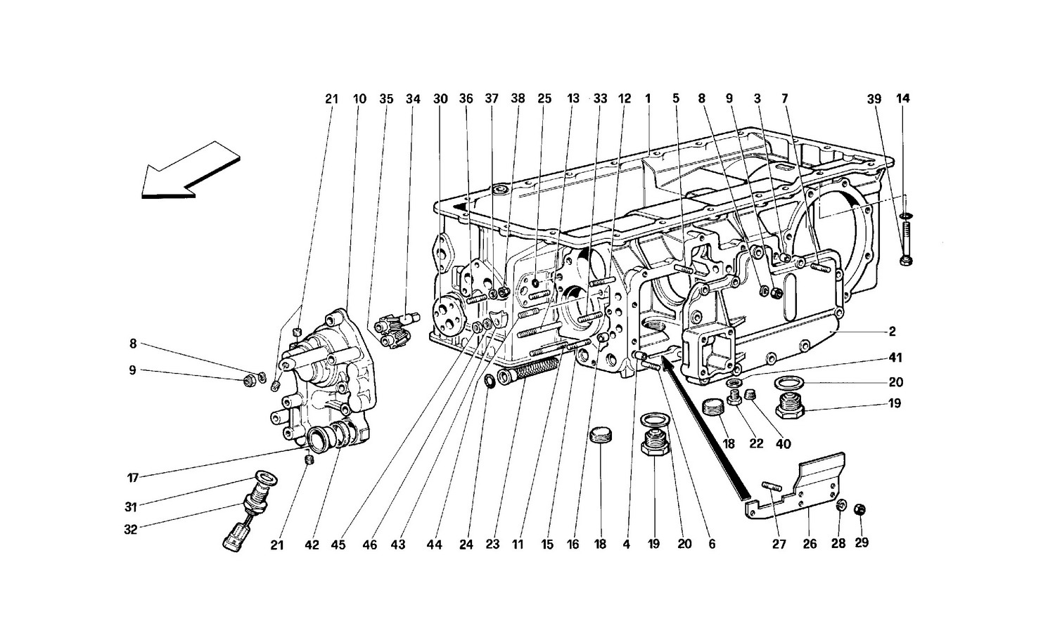 Schematic: Gearbox