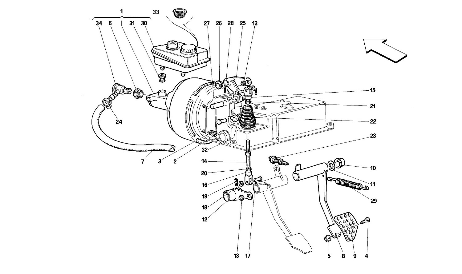 Schematic: Brake Hydraulic System - Lhd