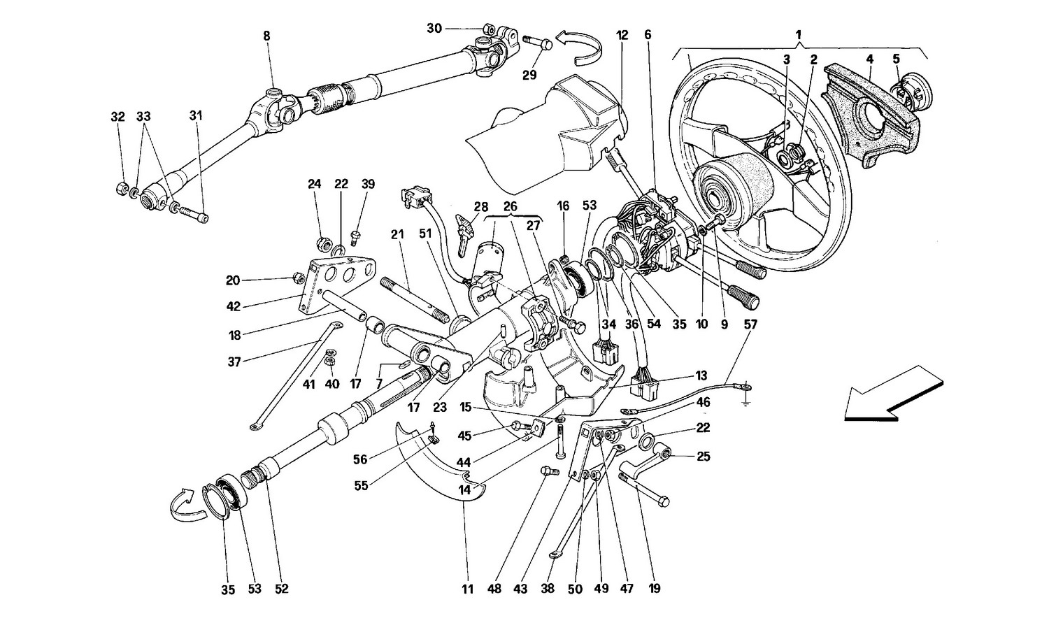 Schematic: Steering Column