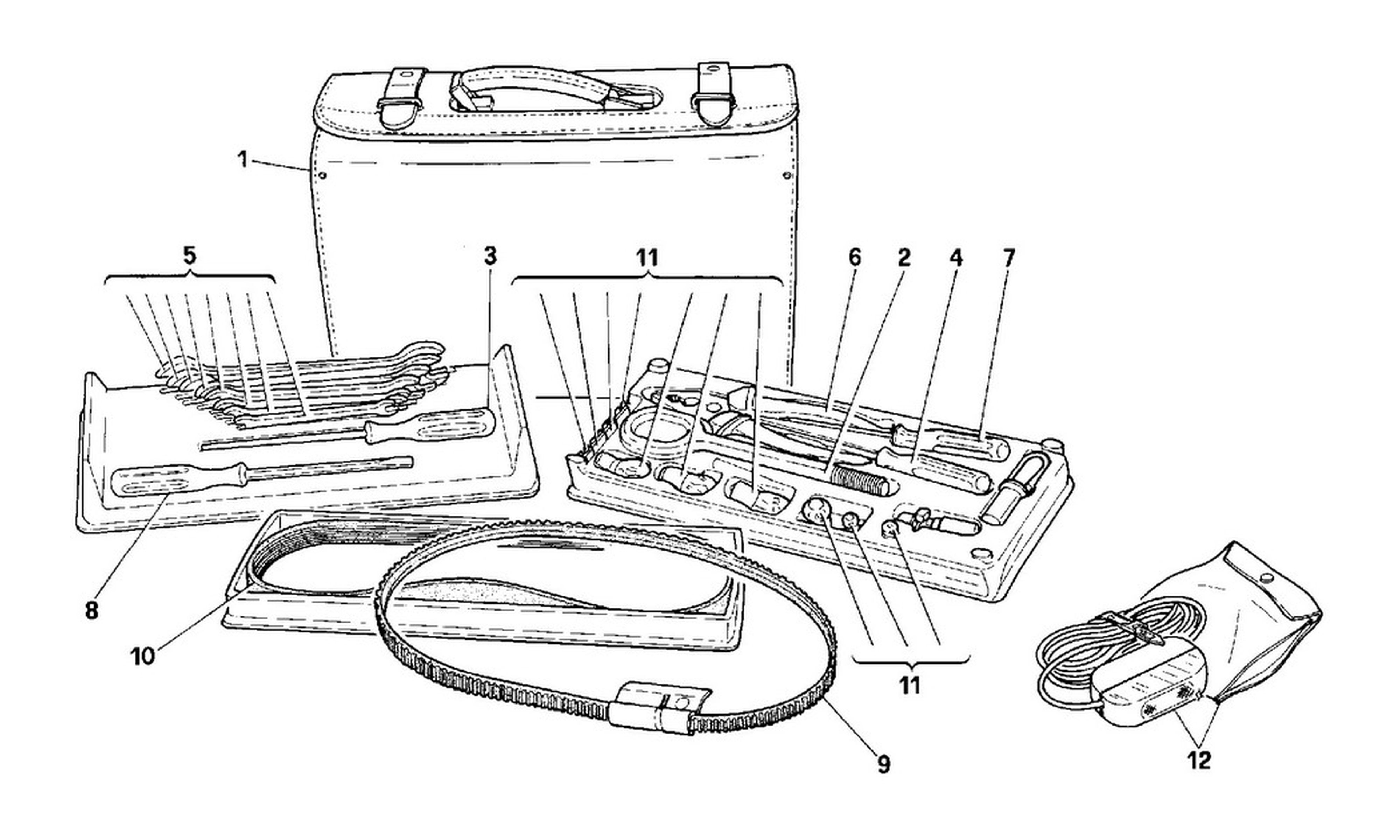 Schematic: Tool Kit And Equipment