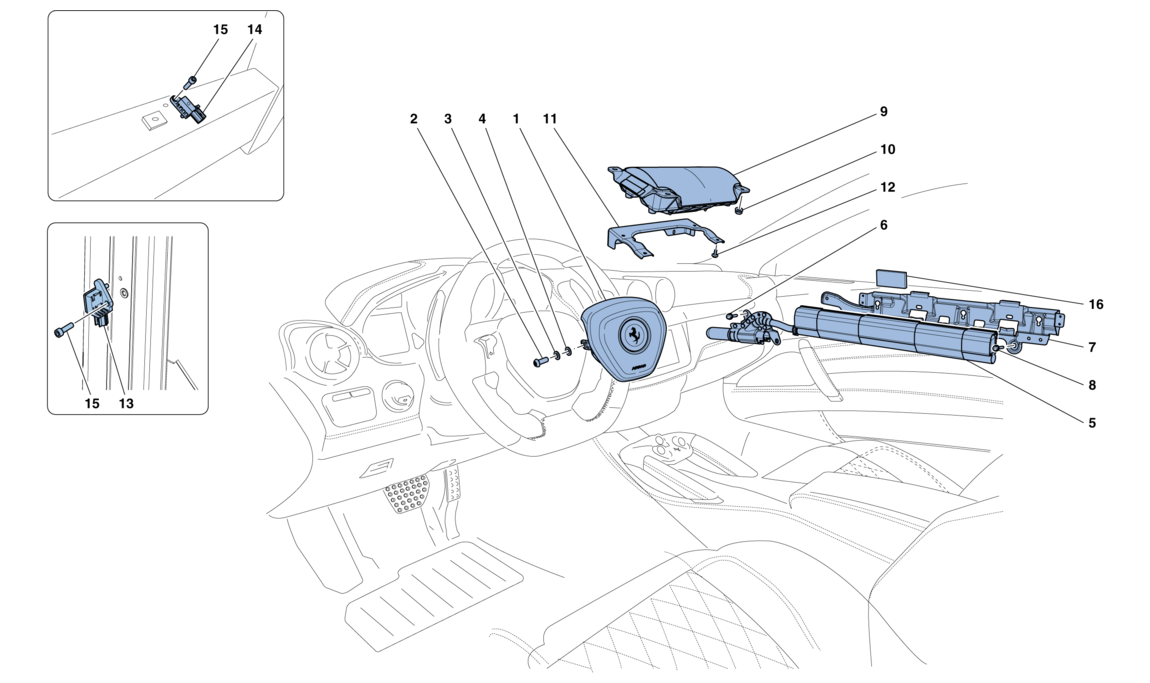 Schematic: Airbags