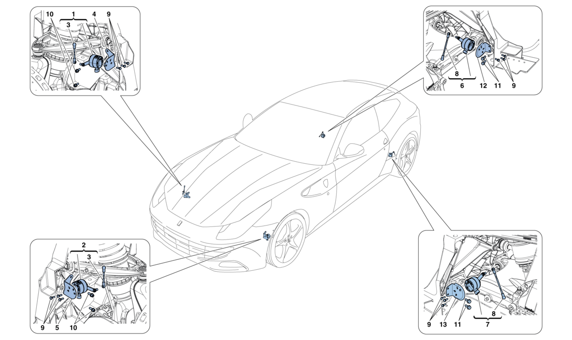 Schematic: Electronic Management (Suspension)