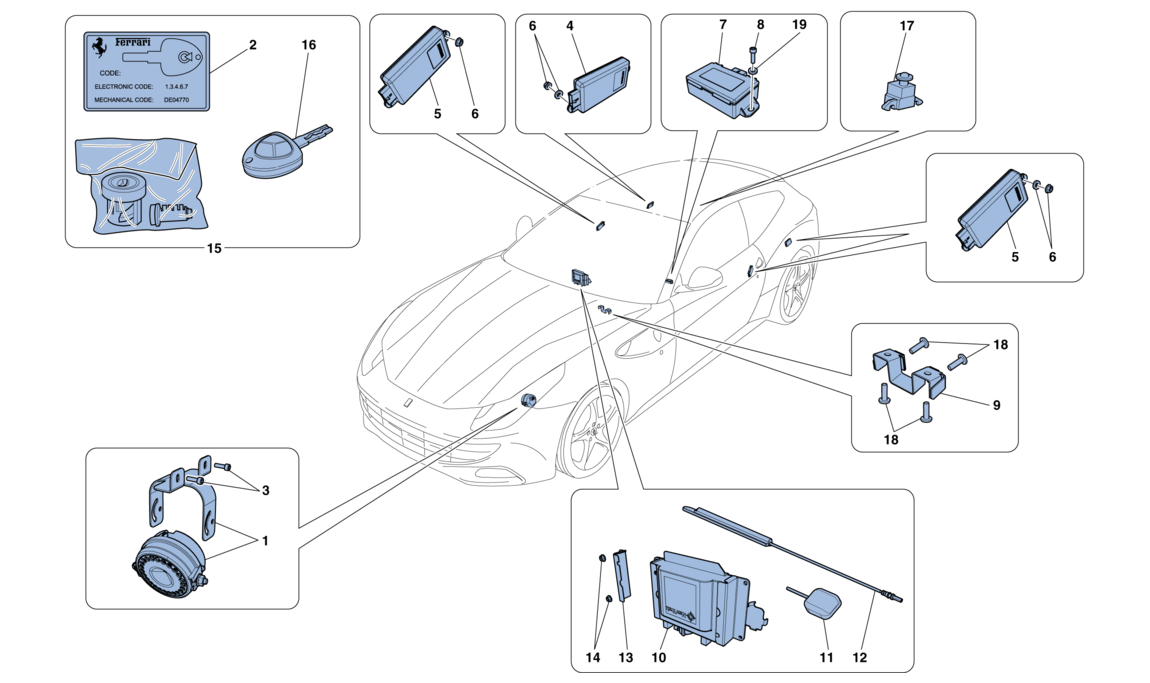 Schematic: Antitheft System