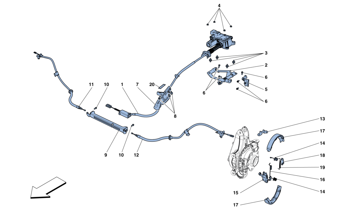 Schematic: Parking Brake Control