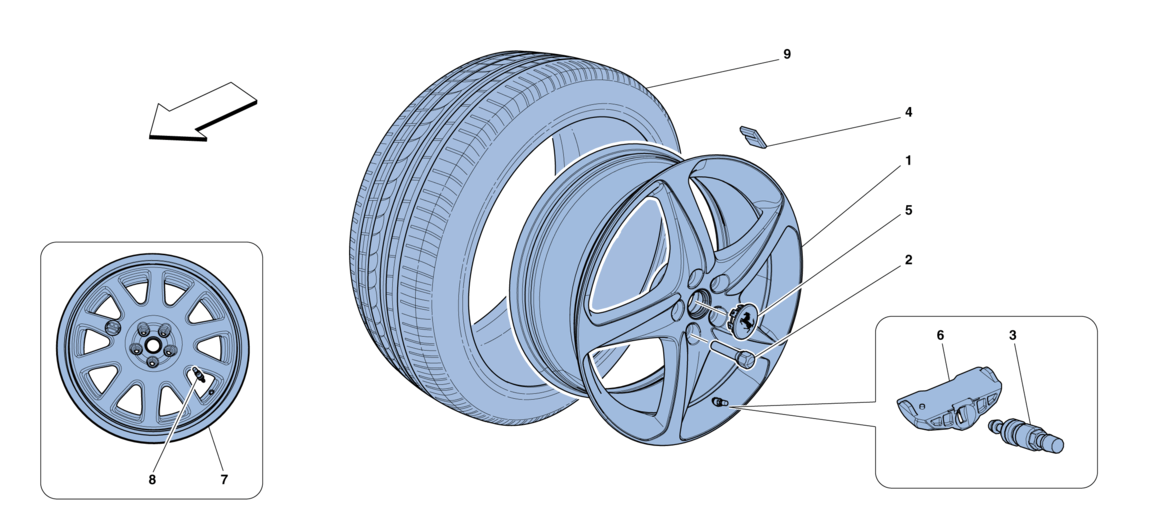 Schematic: Wheels