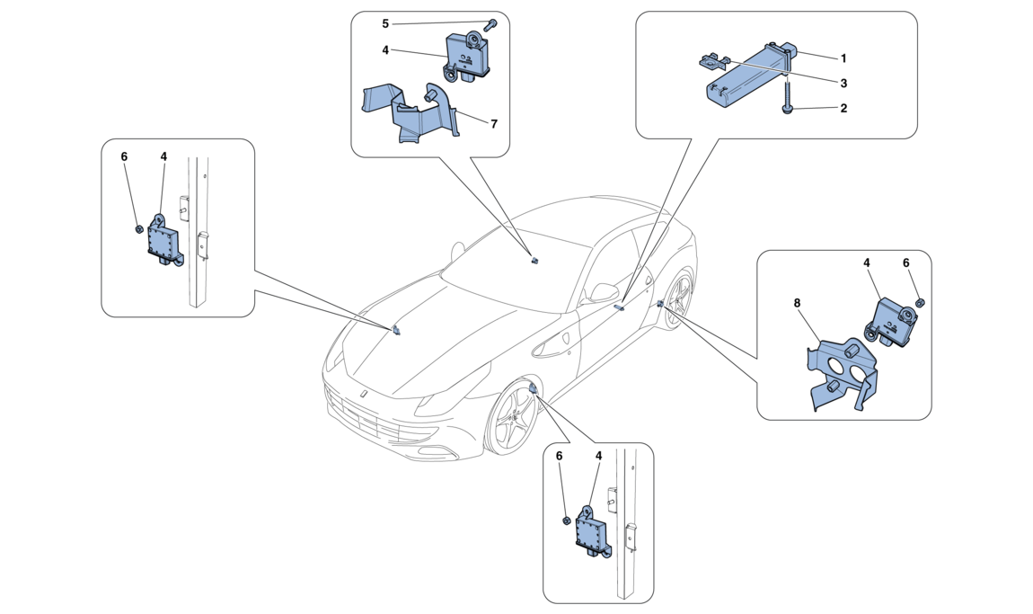 Schematic: Tyre Pressure Monitoring System