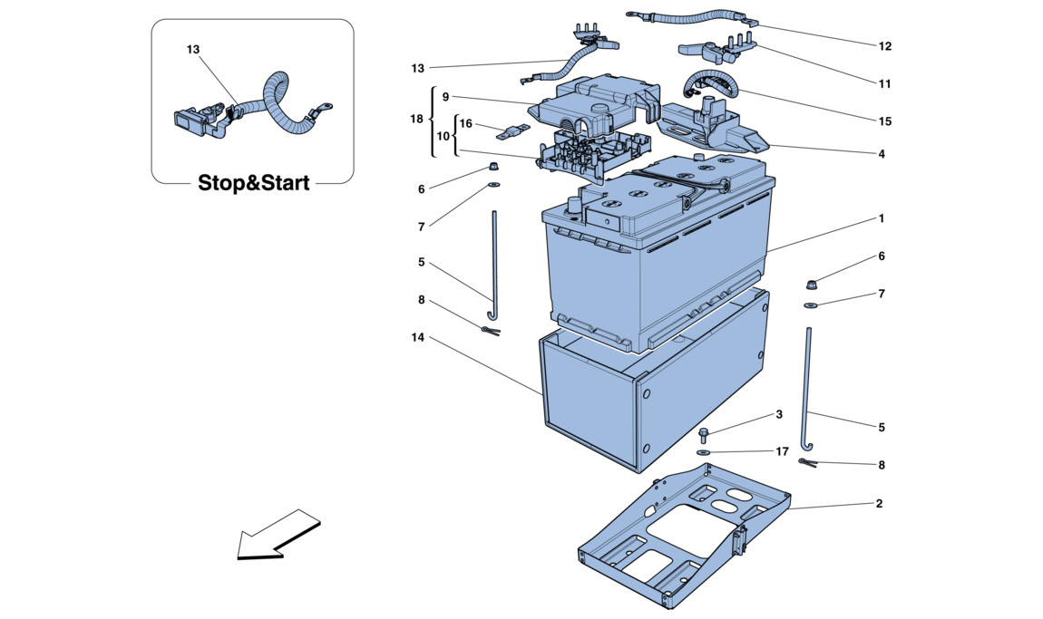 Schematic: Battery