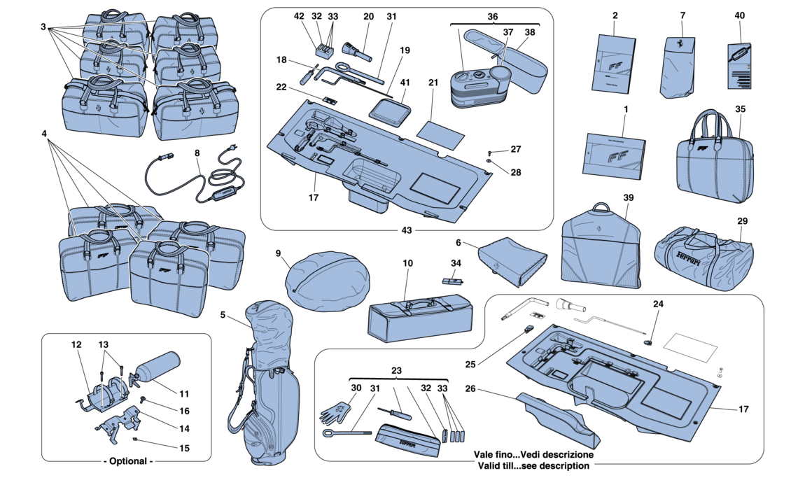 Schematic: Tools And Accessories Provided With Vehicle