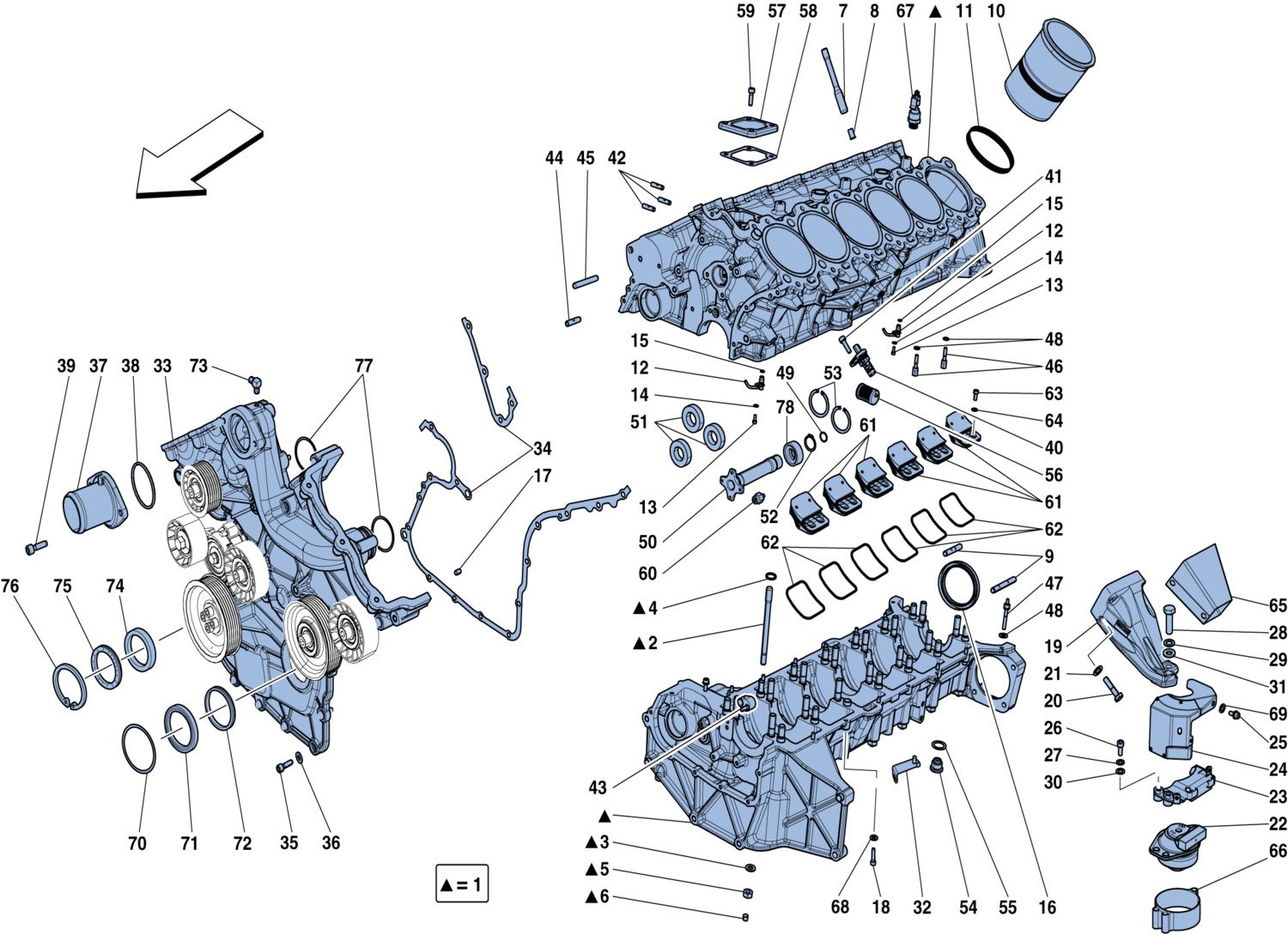 Schematic: Crankcase