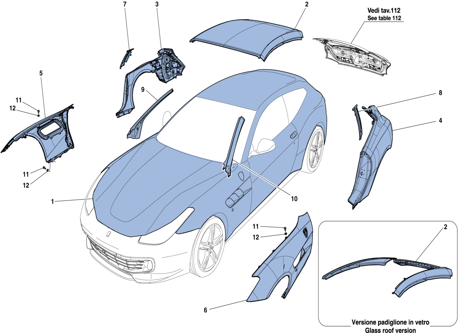 Schematic: Bodyshell - External Trim