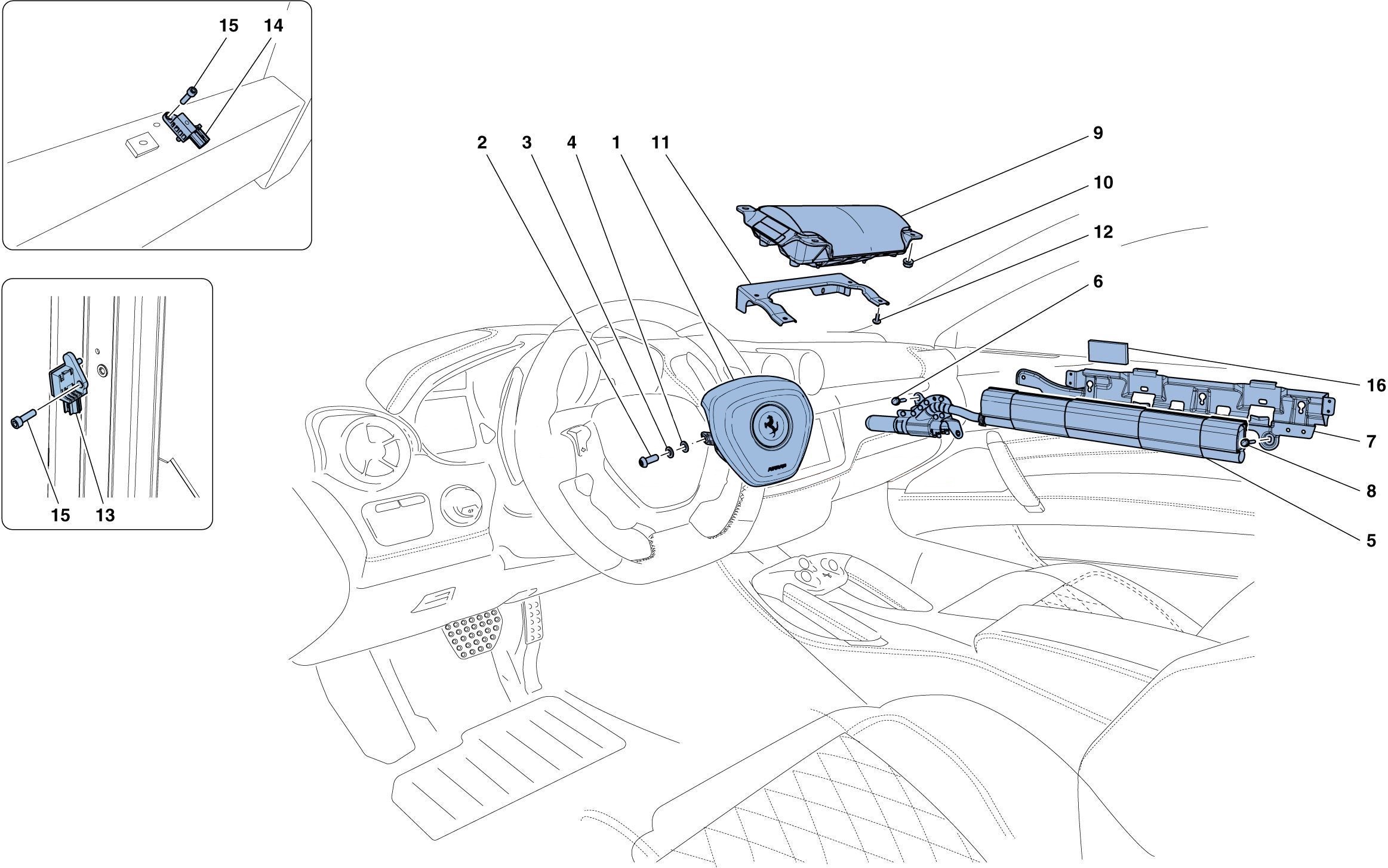 Schematic: Airbags