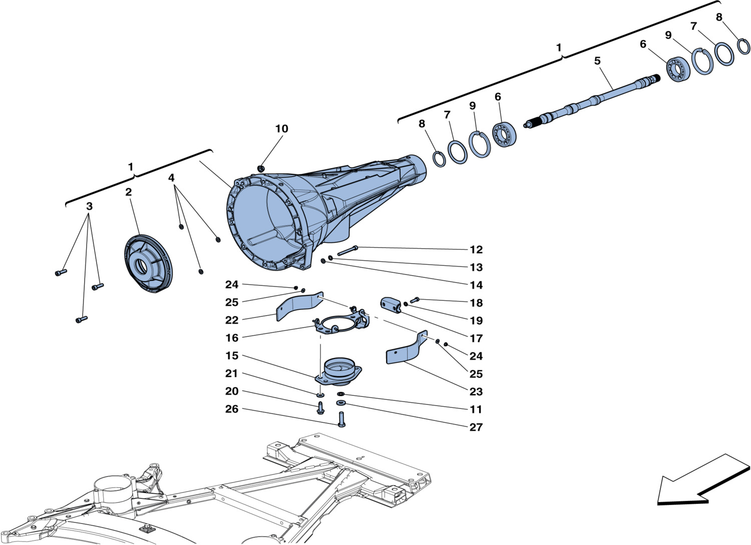 Schematic: Transmission Housing