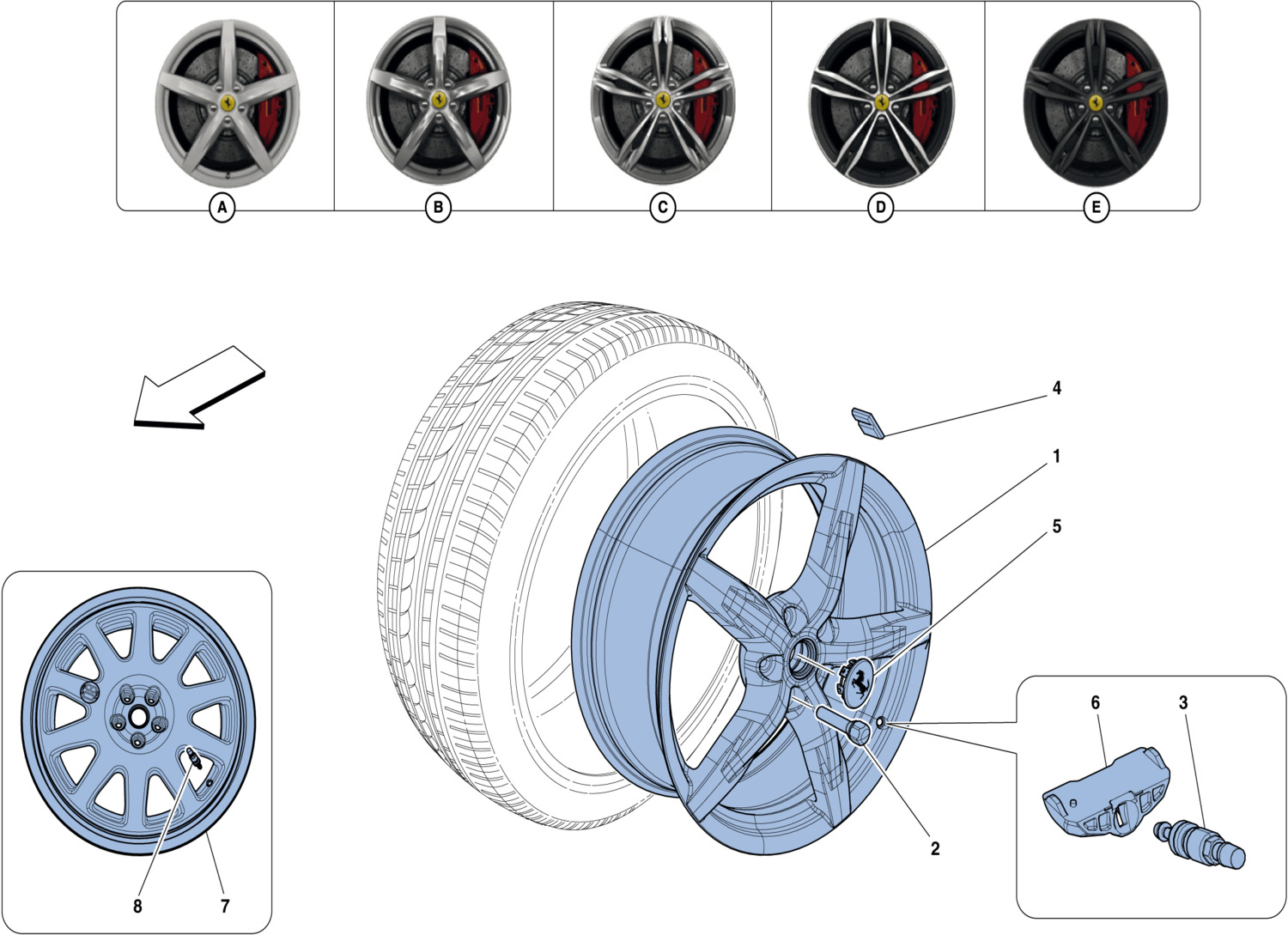 Schematic: Wheels