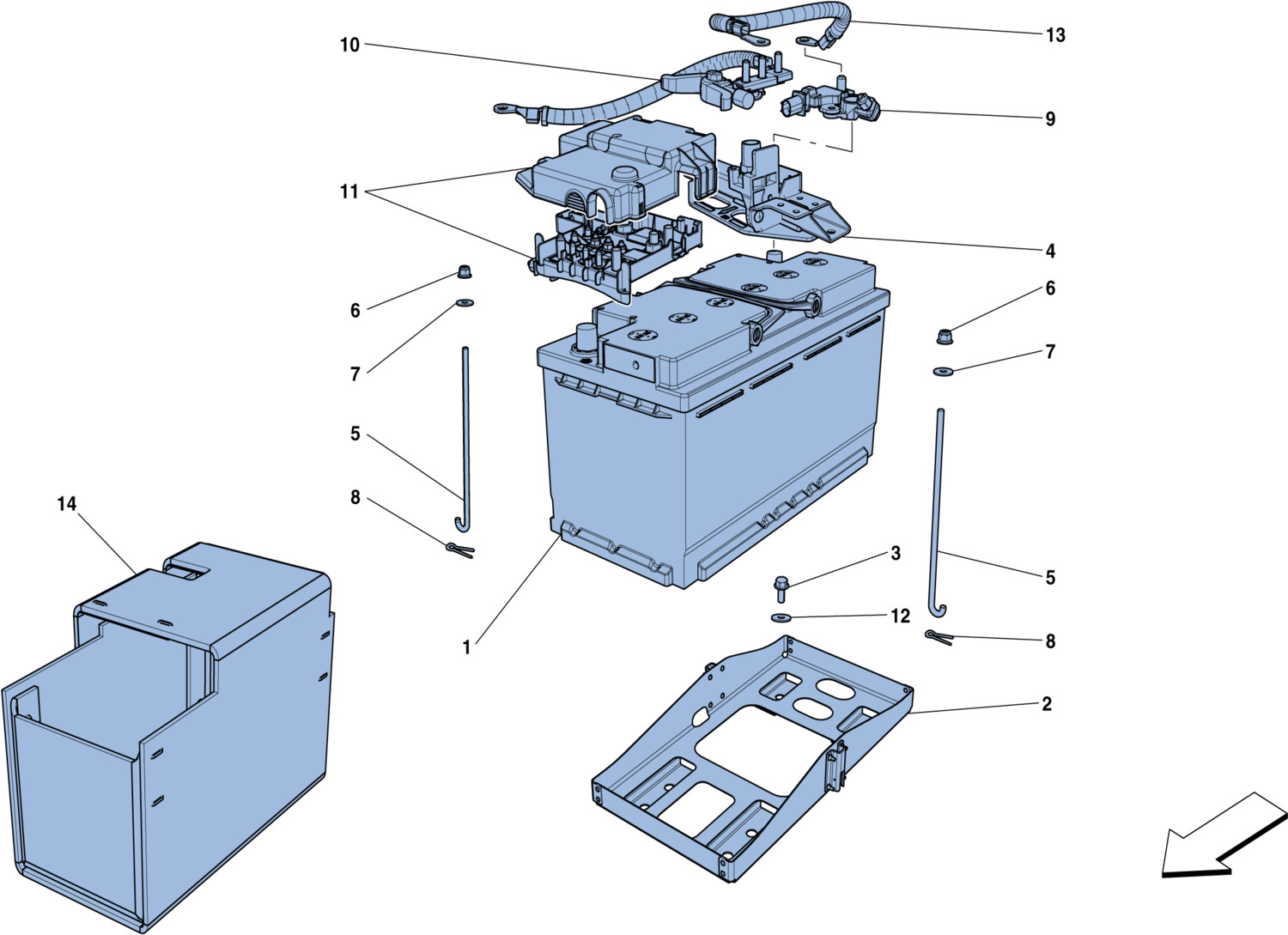 Schematic: Battery