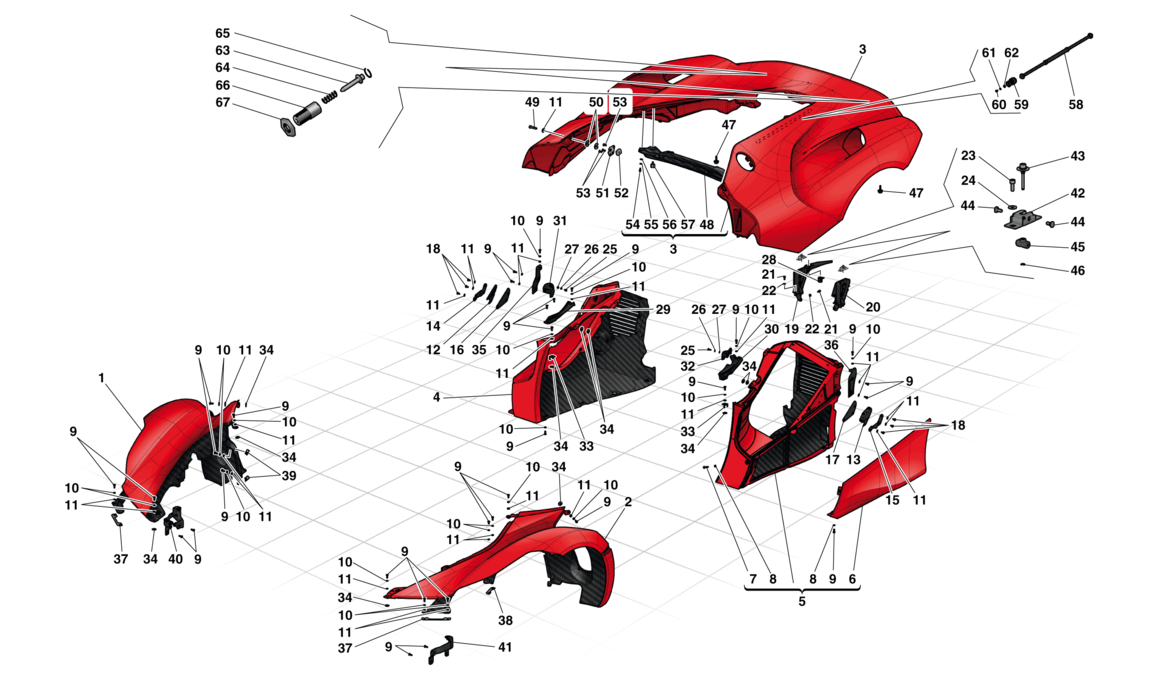 Schematic: Exterior Trim