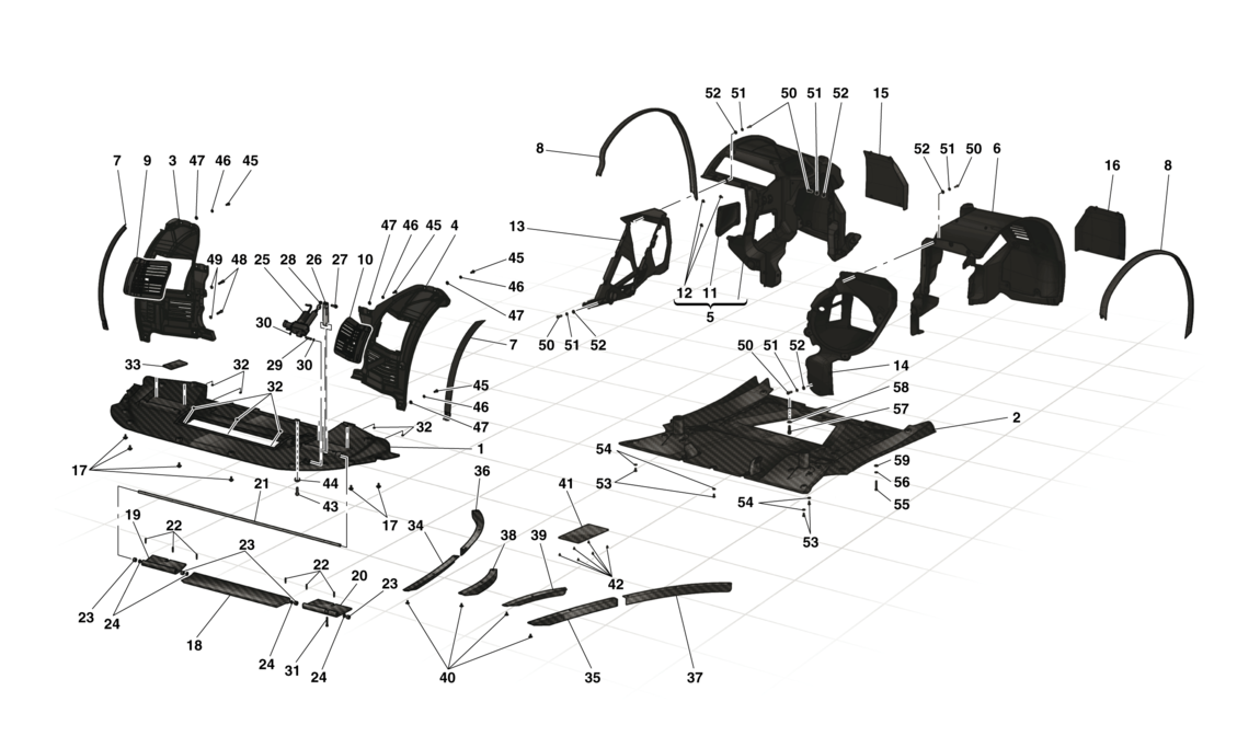 Schematic: Flat Undertray And Wheelhouses