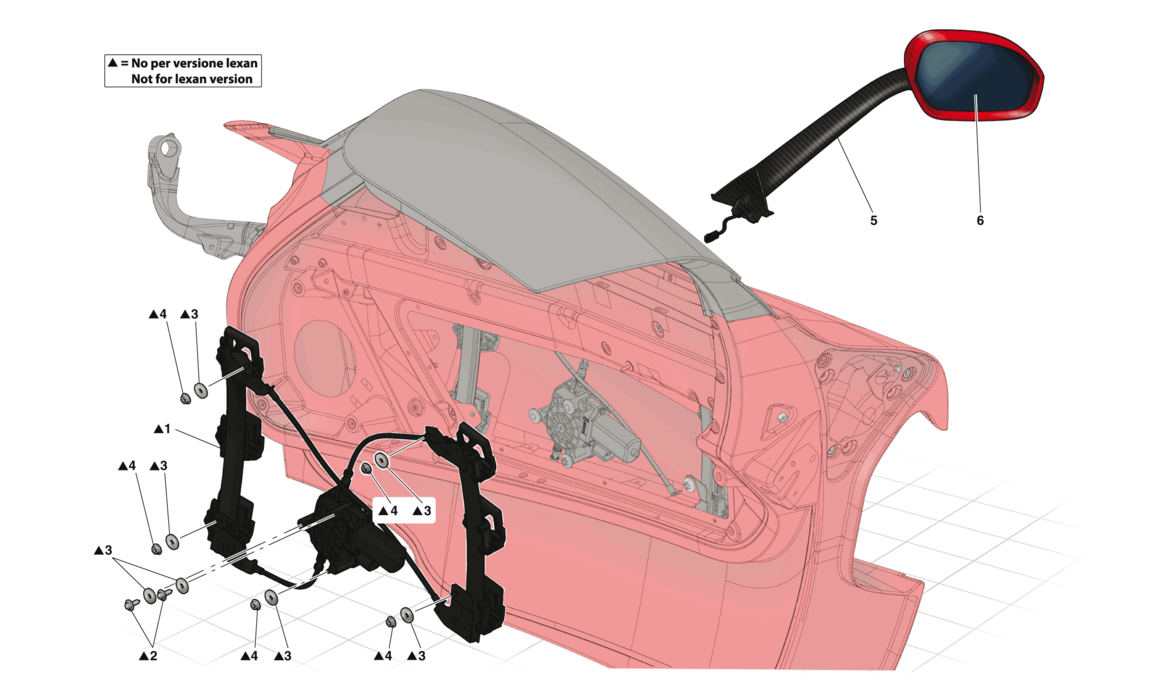 Schematic: Doors - Power Window And Rear View Mirror