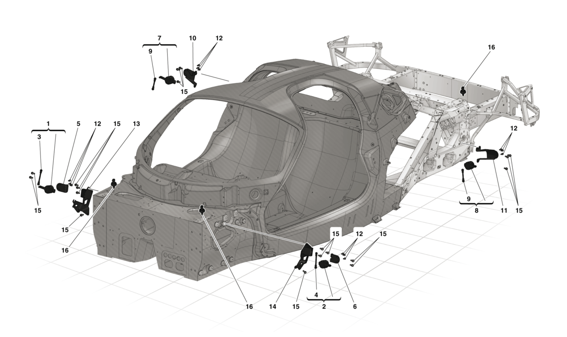 Schematic: Electronic Management (Suspension)