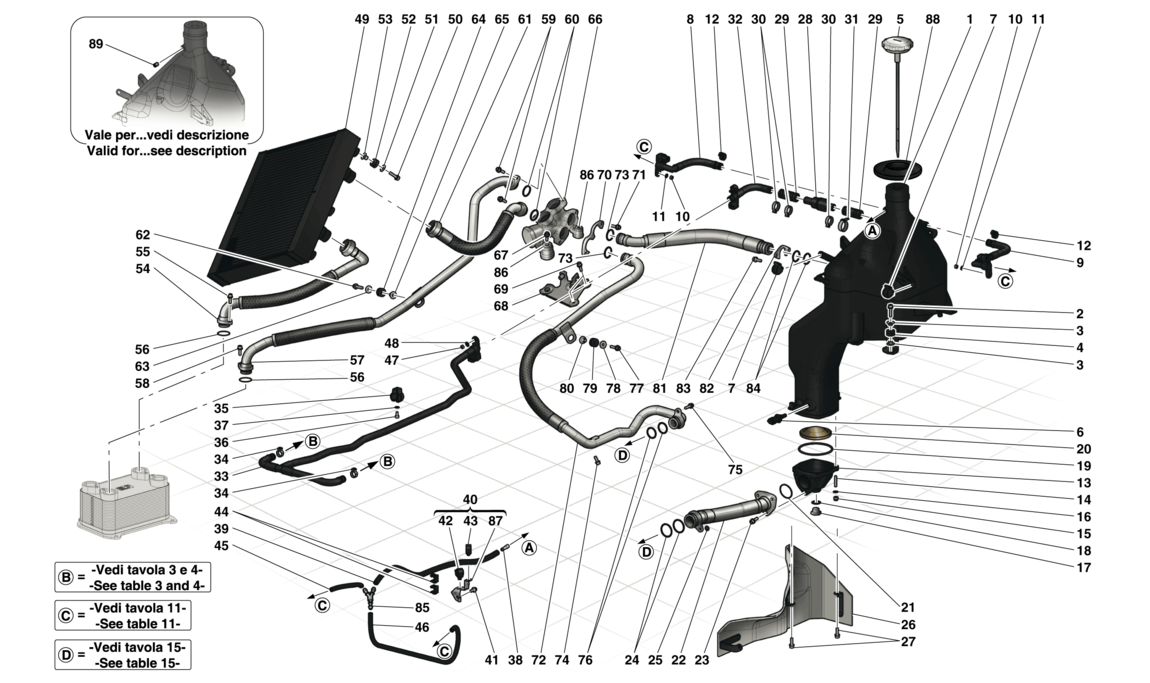 Schematic: Lubrication System And Oil Vapour Recovery System