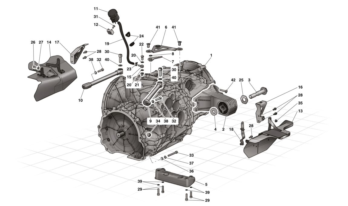 Schematic: Complete Gearbox