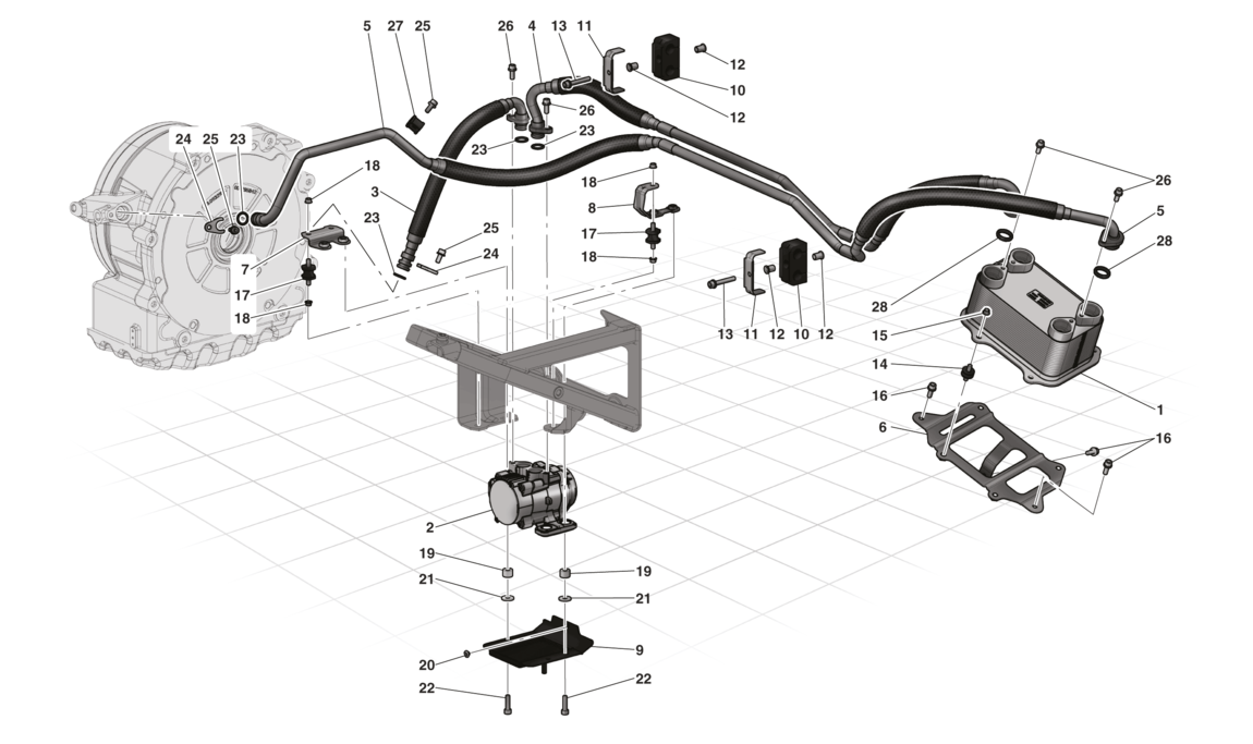 Schematic: Electric Motor Cooling