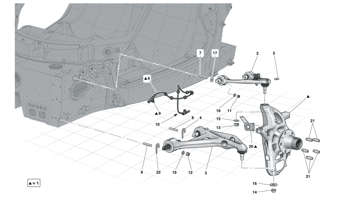 Schematic: Front Suspension - Arms