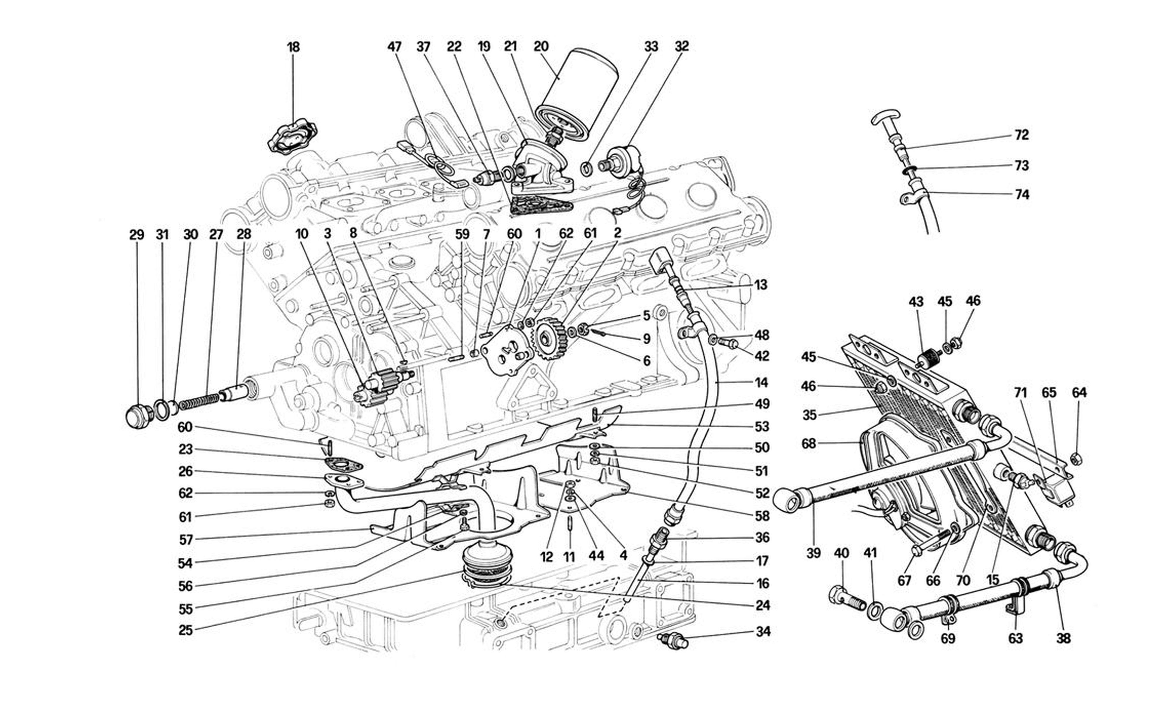 Schematic: Lubrication System