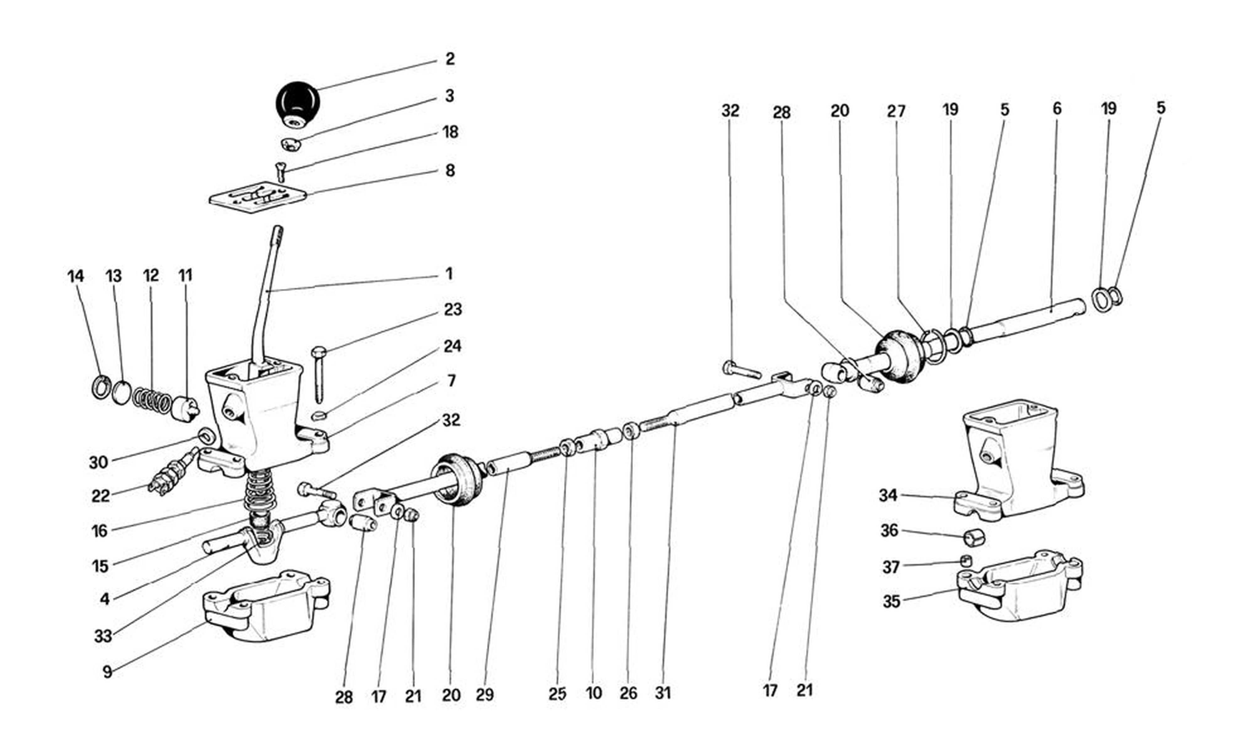 Schematic: Outside Gearbox Controls