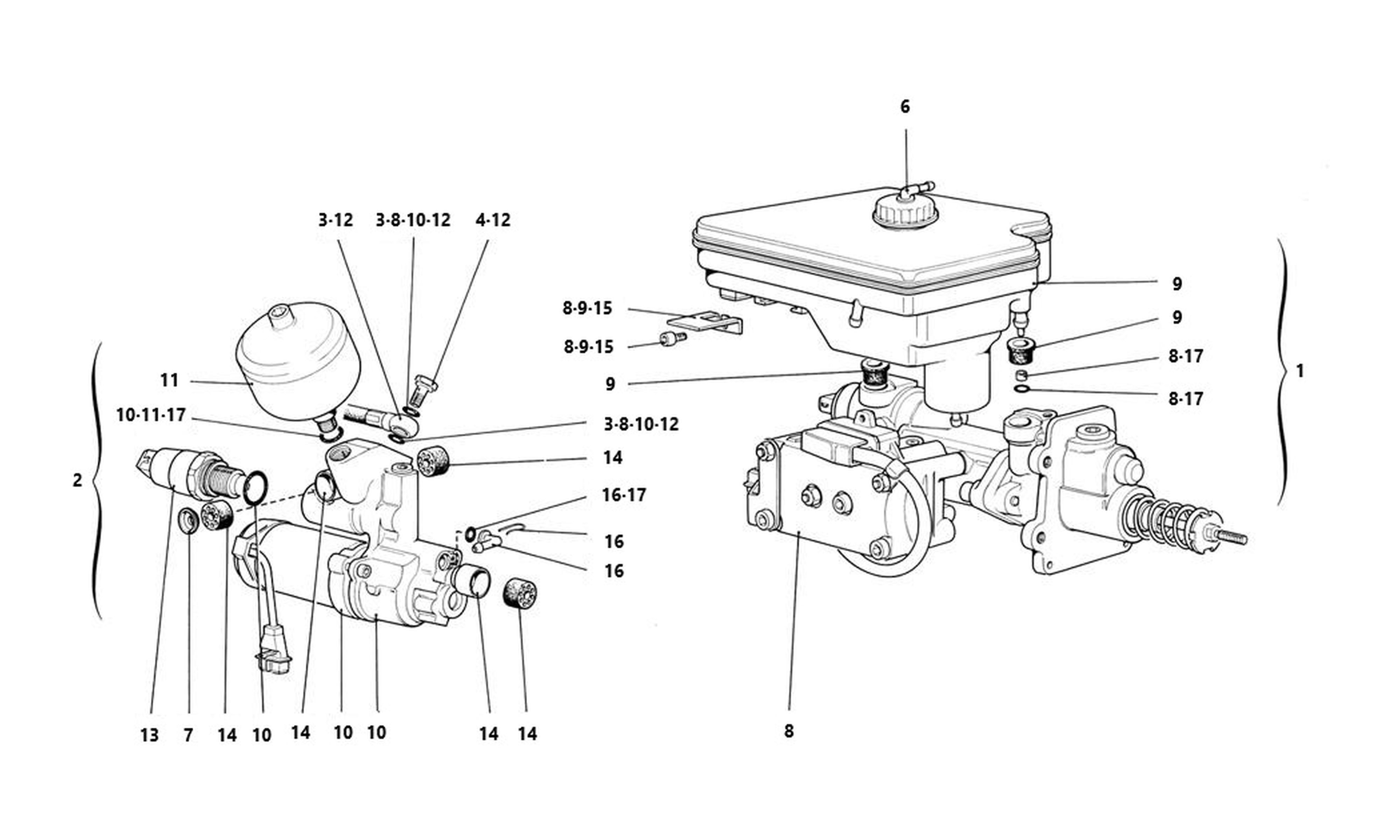 Schematic: Hydraulic System For Antiskid