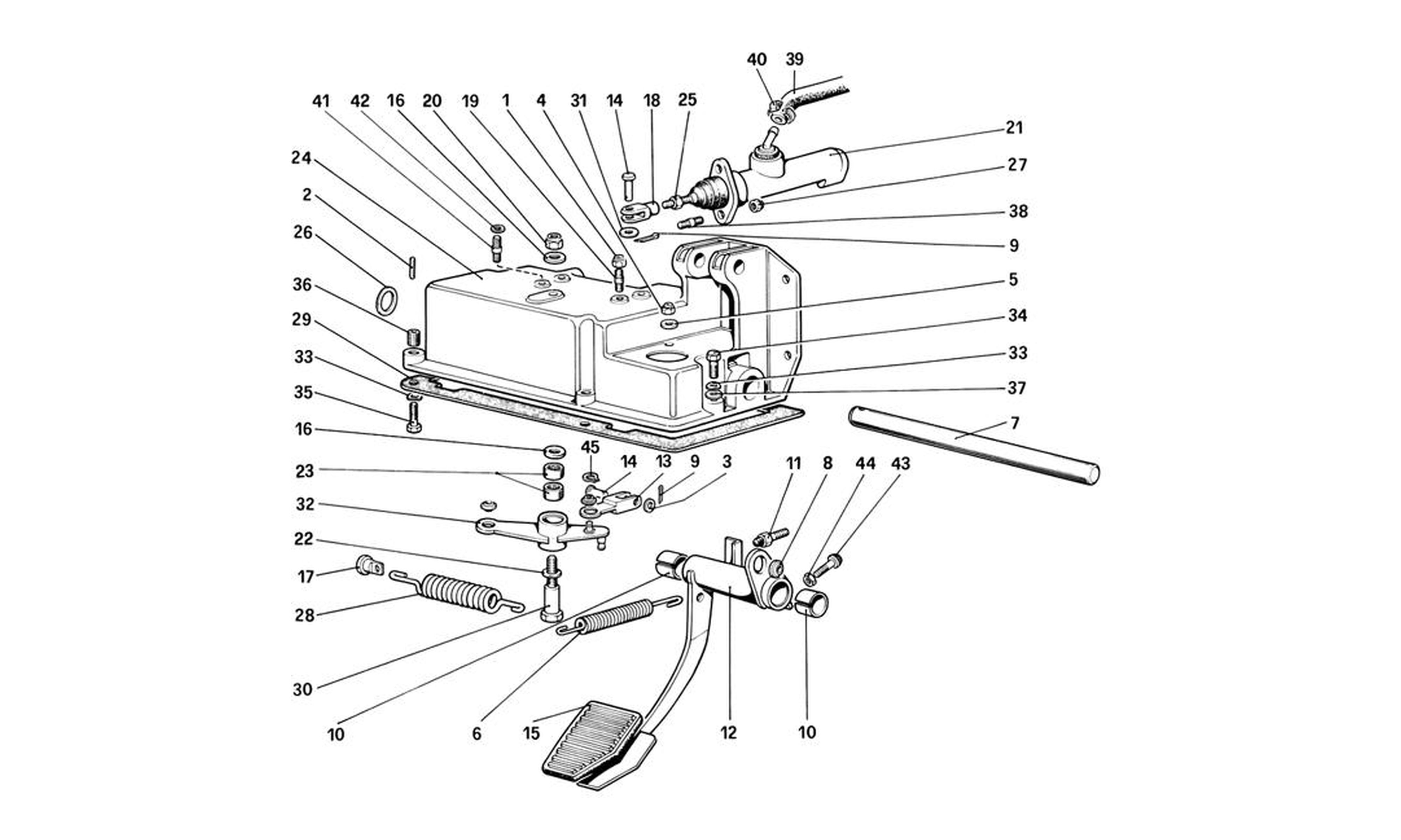 Schematic: Pedal Board - Clutch Control (For Car Without A