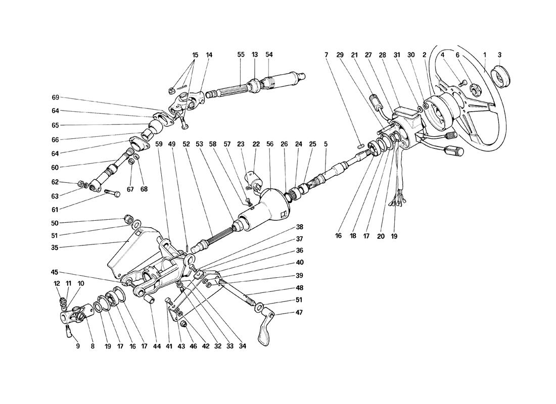 Schematic: Steering Column