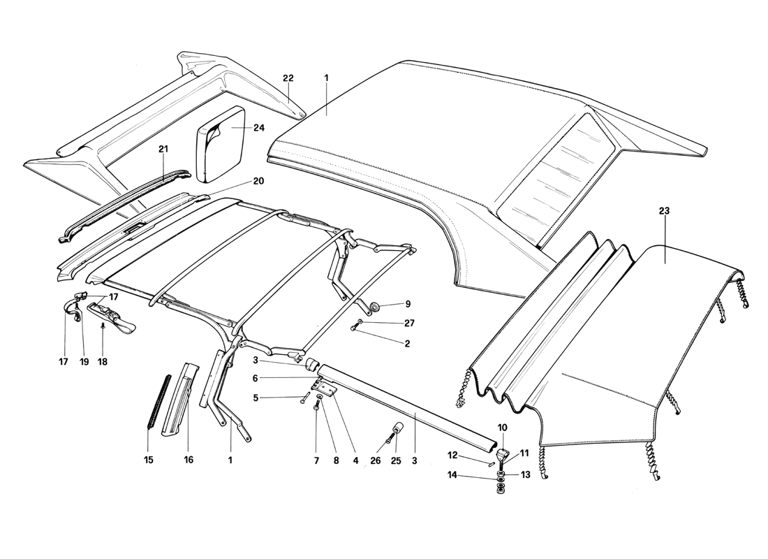 Schematic: Top - Cabriolet