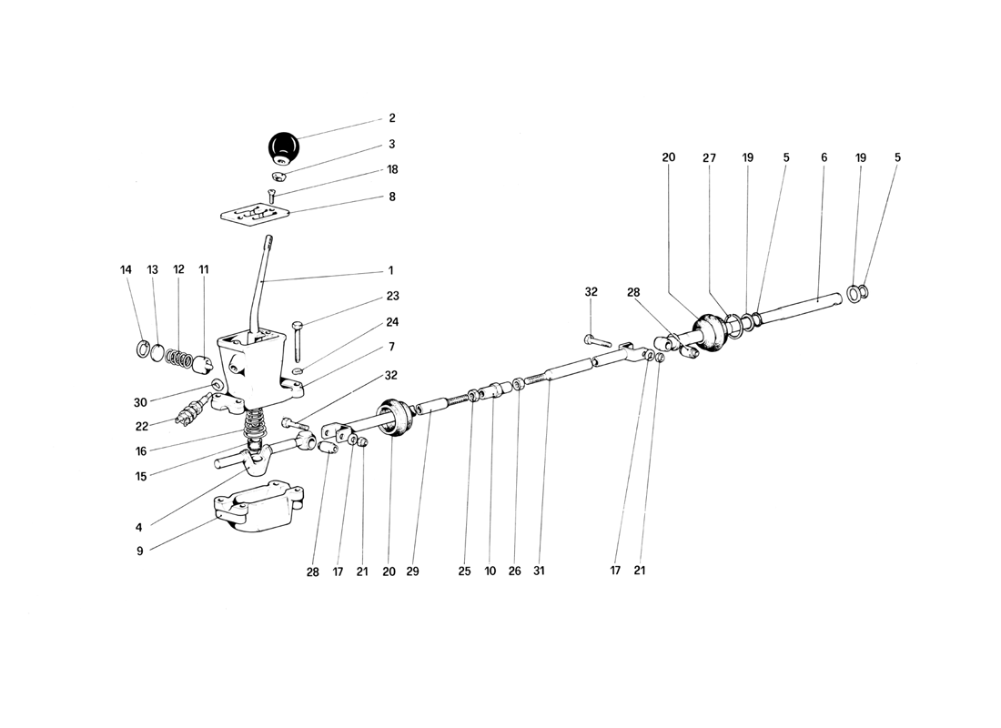 Schematic: Outside Gearbox Controls