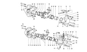 Calipers For Front And Rear Brakes (Valid Only For Lhd Up To Chassis No. 43011)