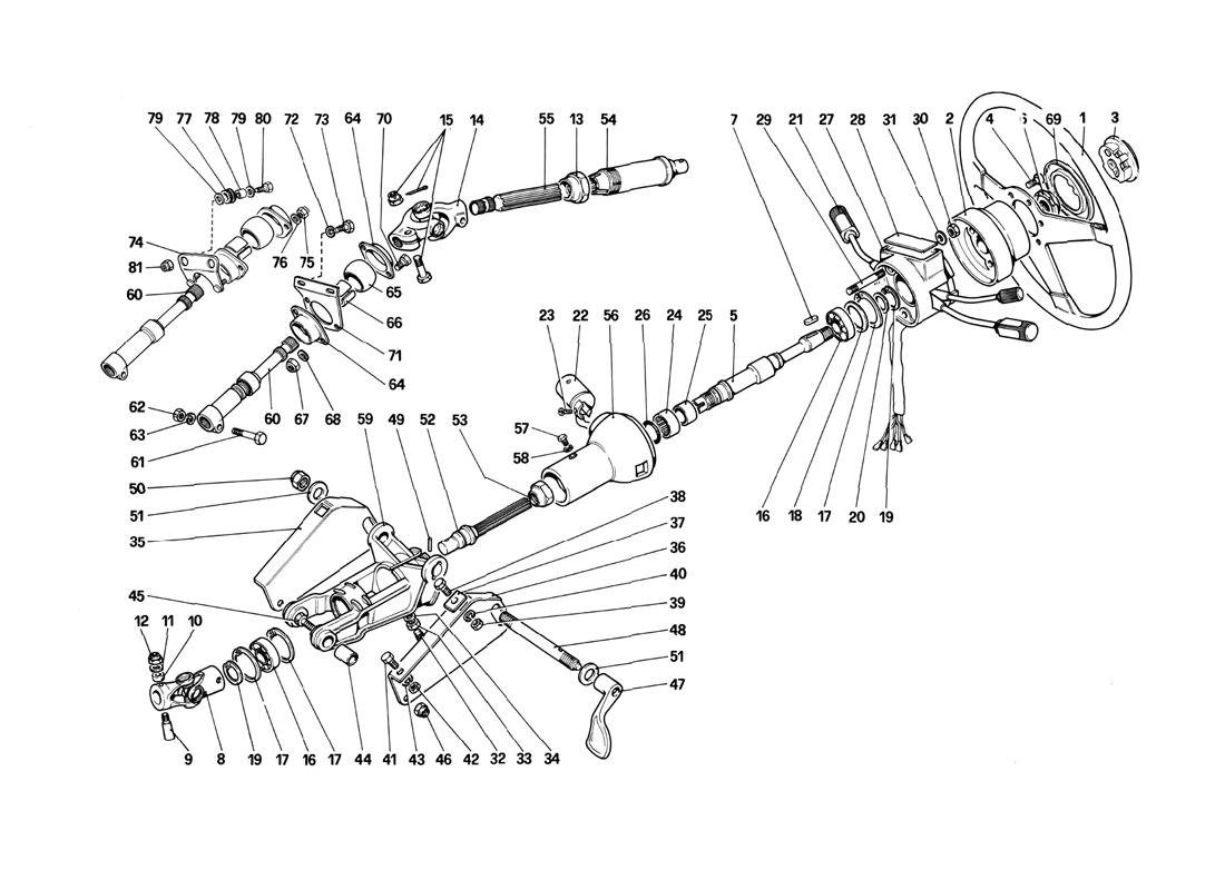 Schematic: Steering Column