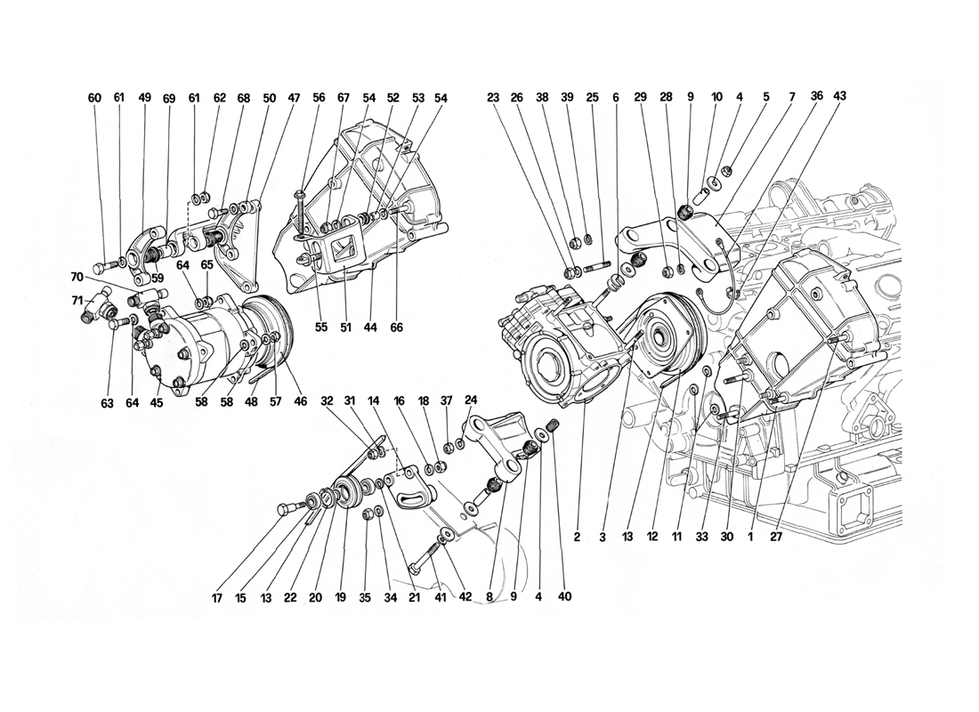 Schematic: Air Conditioning Compressor And Controls