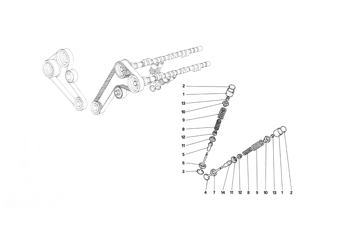 Schematic: Timing System - Tappets