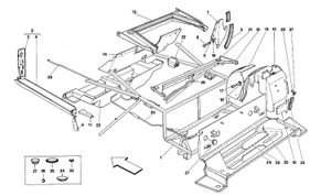 Inner Elements - Rear Part -Cabriolet-