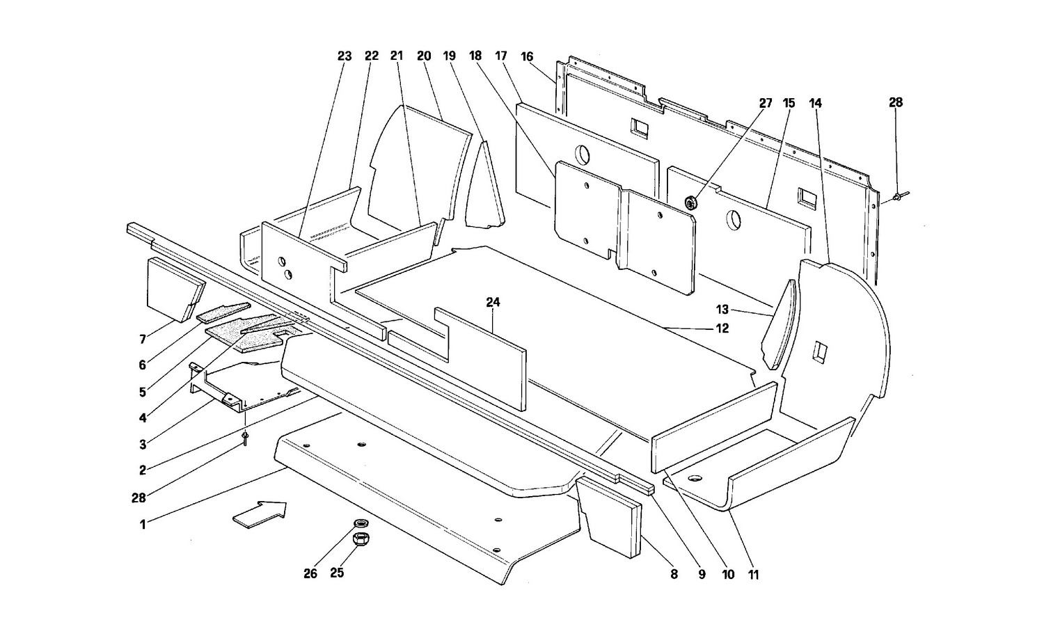 Schematic: Trunk Insulation